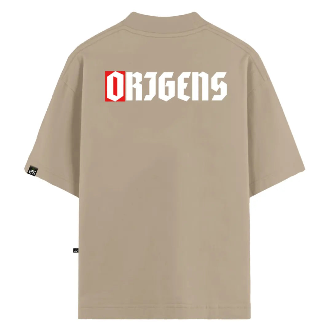Camiseta Oversized Bege