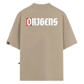 Camiseta Oversized Bege
