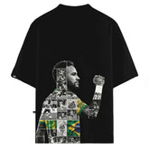 Camiseta Oversized Neymar JR Preta