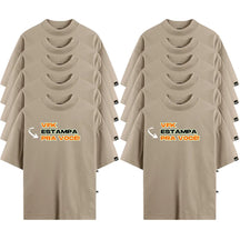 Kit Com 10 Camisetas Oversized Personalizadas
