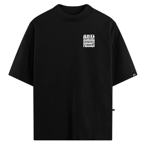Camiseta Oversized Anti Mimimi Preto