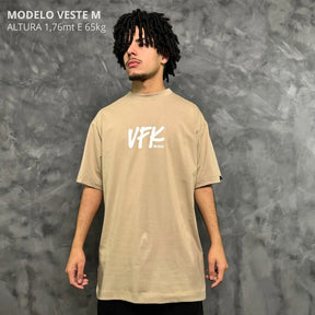 Camiseta Oversized Vfk Bege REF. VFK102