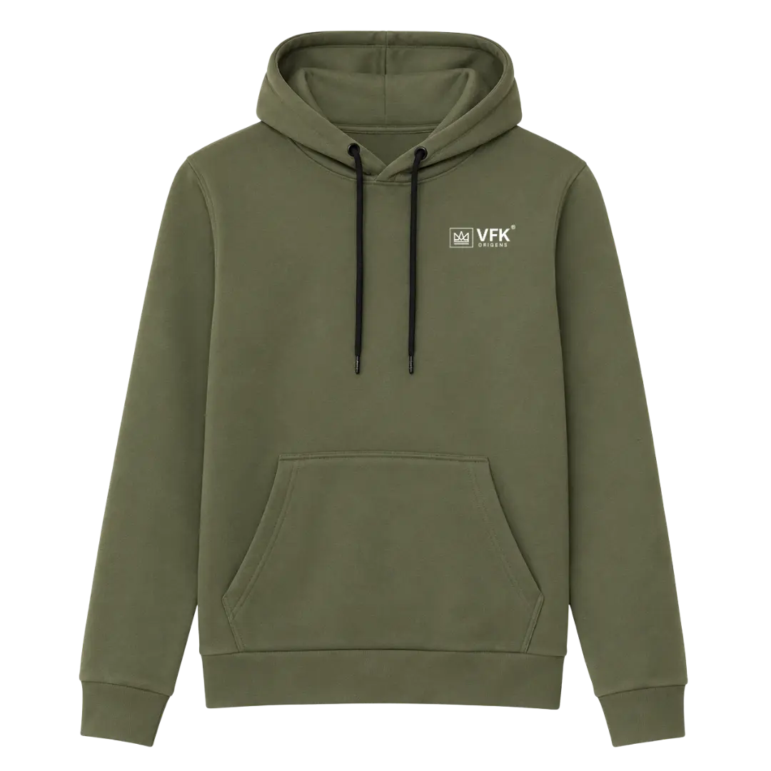 Moletom Canguru Com Capuz Verde VFK Origens