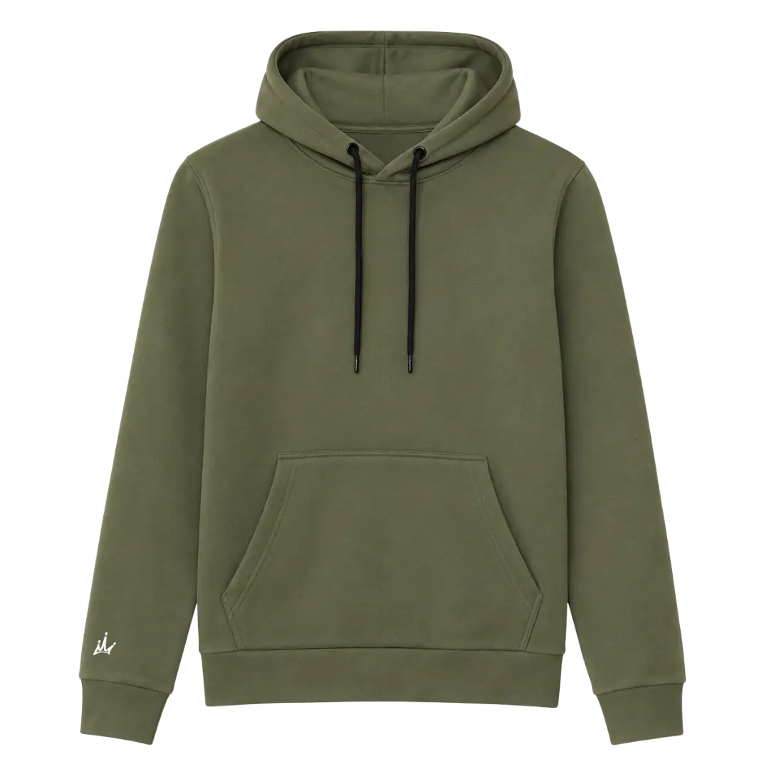 Moletom Canguru Com Capuz Verde VFK Origens