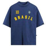Camiseta Oversized VFK Brasil 10 Azul