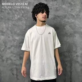 Camiseta Oversized Simple Off White REF. VFK109