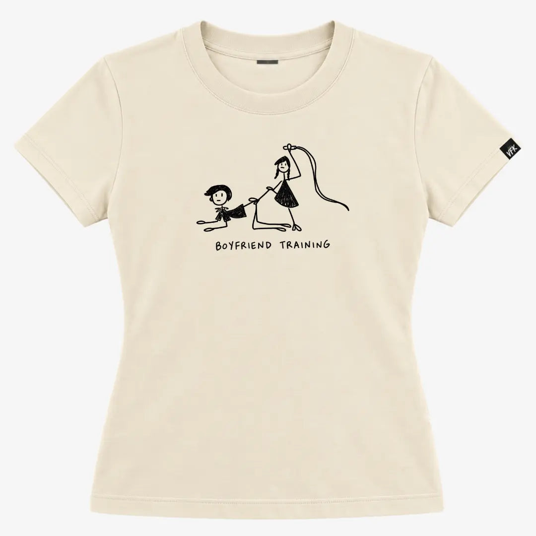 Baby Look Feminina Boyfriend Training Off White