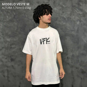 Camiseta Oversized Vfk Off White REF. VFK108