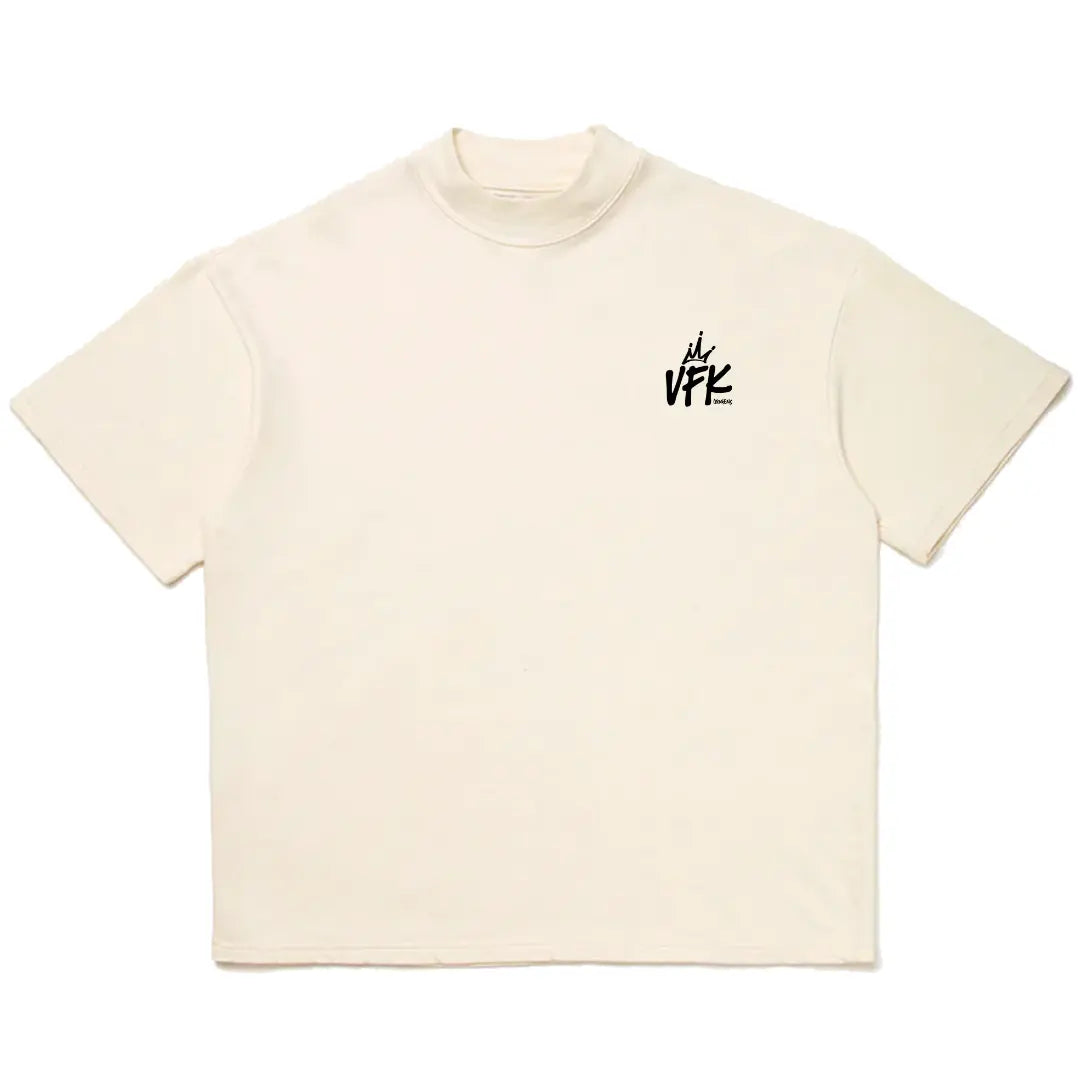 Camiseta Oversized Simple Off White REF. VFK109