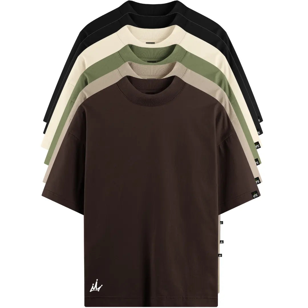 Kit com 6 Camisetas Oversized VFK Origens