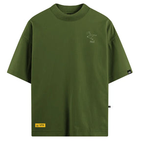Camiseta Oversized VFK Obrigado Rei Verde
