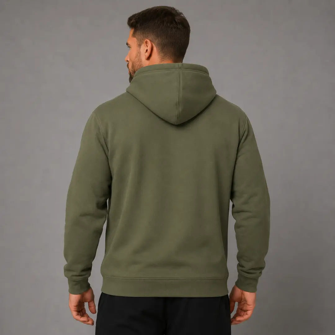 Moletom Canguru Com Capuz Verde VFK Origens