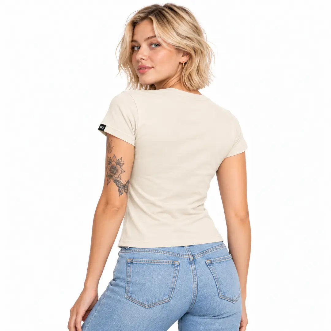 Baby Look Feminina Boyfriend Training Off White