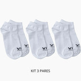 Kit 3x Meias VFK Origens Flow Low 2.0