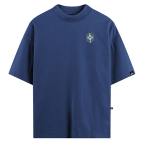 Camiseta Oversized VFK Brasil 2026 Azul