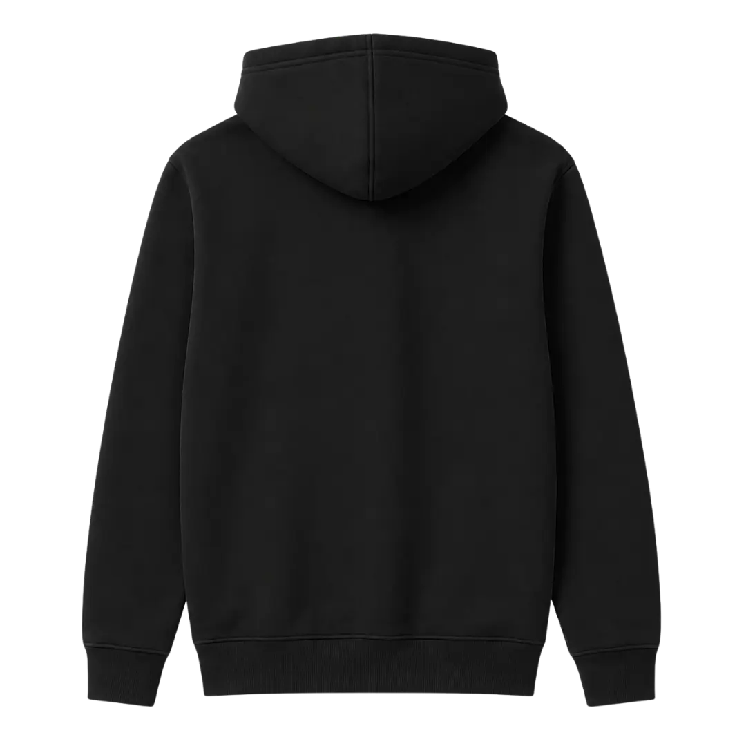 Moletom Canguru Com Capuz Preto VFK Origens