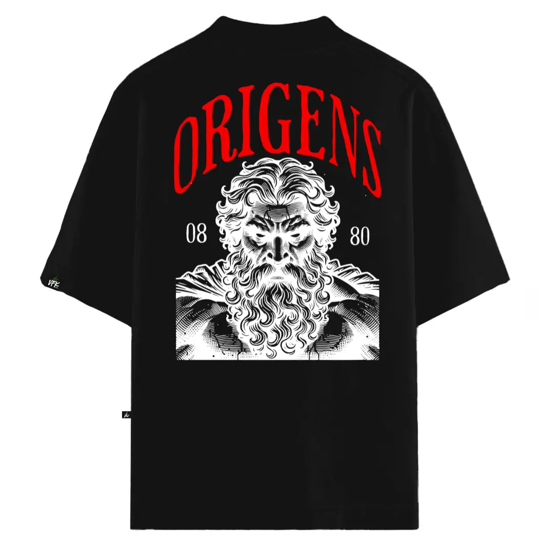Camiseta Oversized Titan Origens Preto