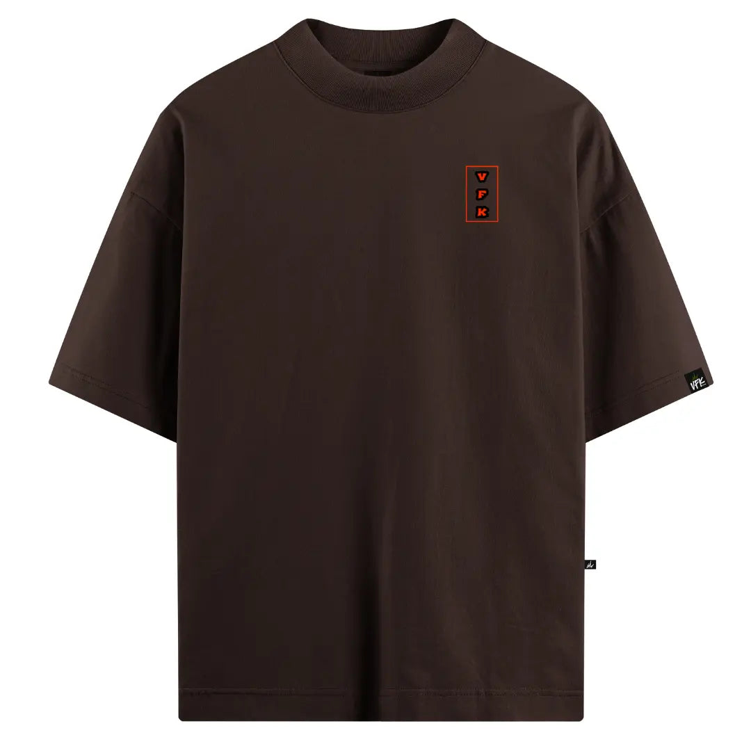 Camiseta Oversized Dragon Marrom