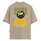 Camiseta Oversized Bege