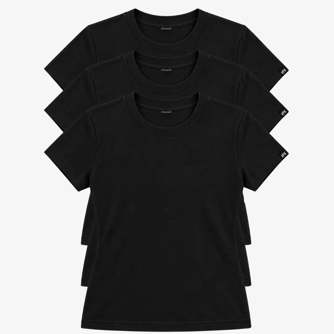 Kit 3 Camisetas Baby Look Femininas VFK Origens