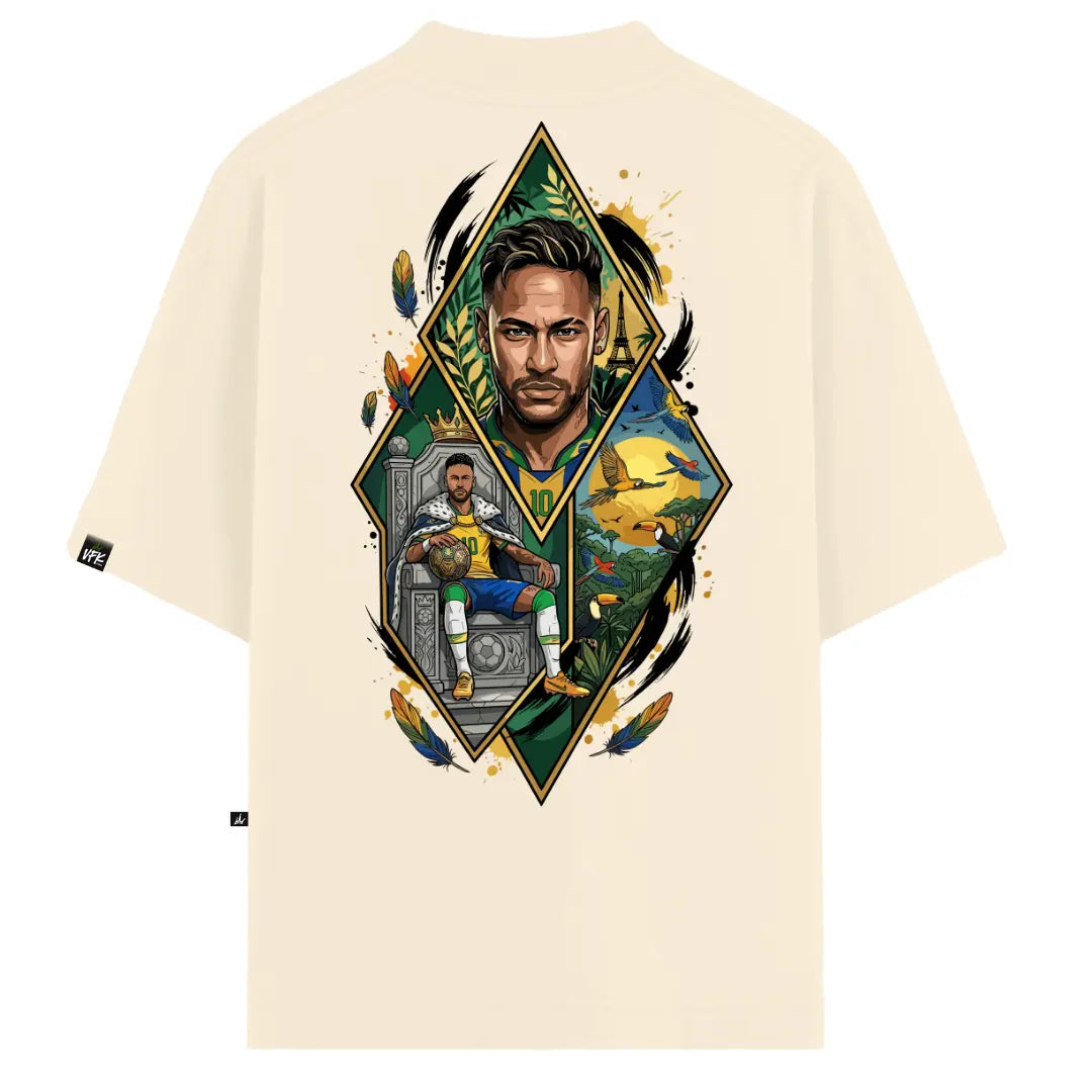 Camiseta Oversized VFK O Príncipe Off White
