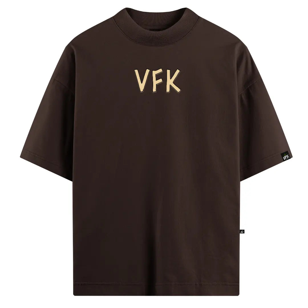 Camiseta Oversized Viking Origens Marrom