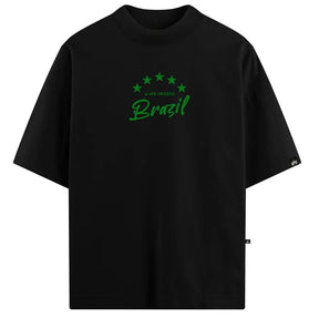 Camiseta Oversized VFK Nação 10 Preta