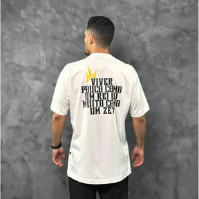 Camiseta Oversized King's Life Off White REF. VFK113