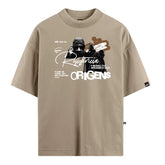 Camiseta Oversized Bege