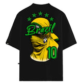 Camiseta Oversized VFK Nação 10 Preta