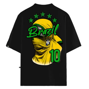 Camiseta Oversized VFK Nação 10 Preta