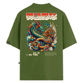 Camiseta Oversized Mythic Dragon Verde