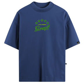 Camiseta Oversized VFK Nação 10 Azul