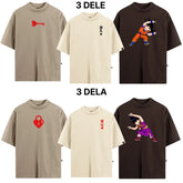 Kit Duo VFK — 6 Camisetas Oversized Ele & Ela