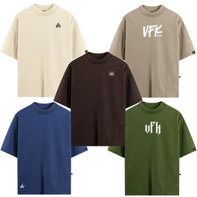 Kit 5 Camisetas Oversized VFK — Presente Pra Ele