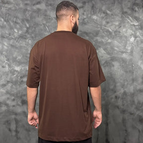 Camiseta Oversized Identidade Marrom