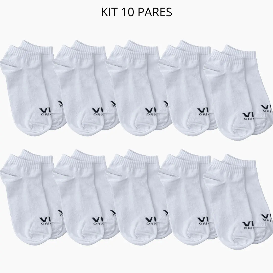 Kit 10x Meias VFK Origens Flow Low 2.0
