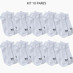 Kit 10x Meias VFK Origens Flow Low 2.0