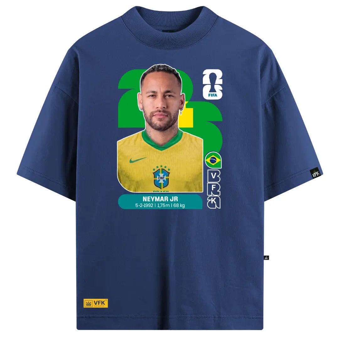 Camiseta Oversized VFK Card 10 Azul
