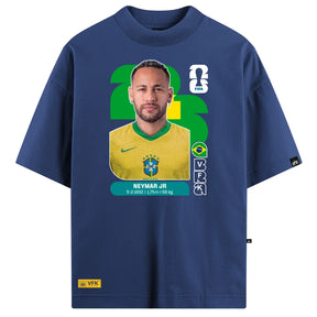 Camiseta Oversized VFK Card 10 Azul