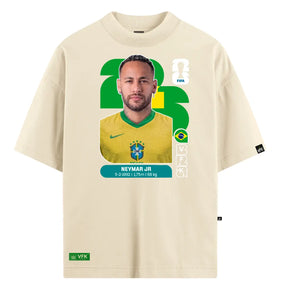 Camiseta Oversized VFK Card 10 Off White