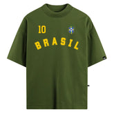 Camiseta Oversized VFK Brasil 10 Verde