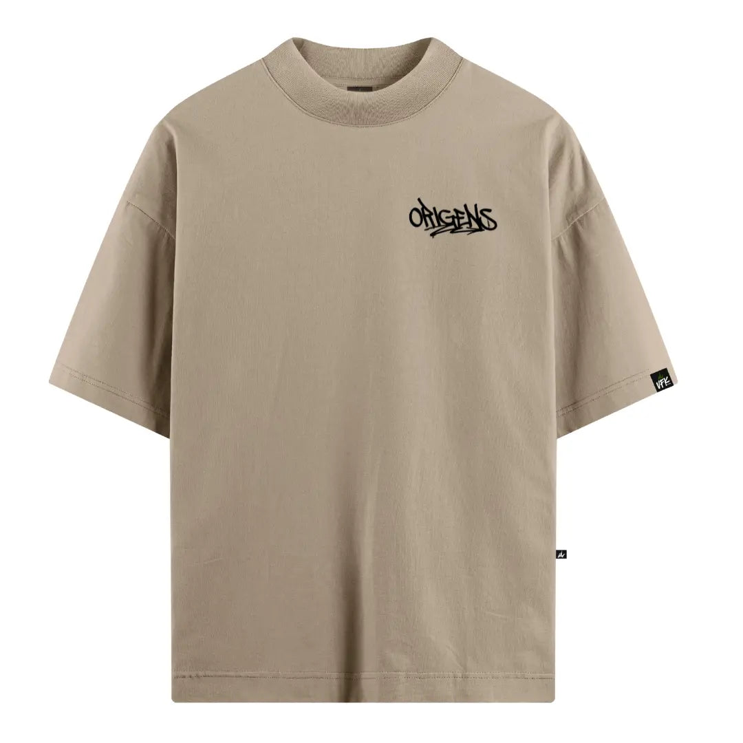 Camiseta Oversized Bege