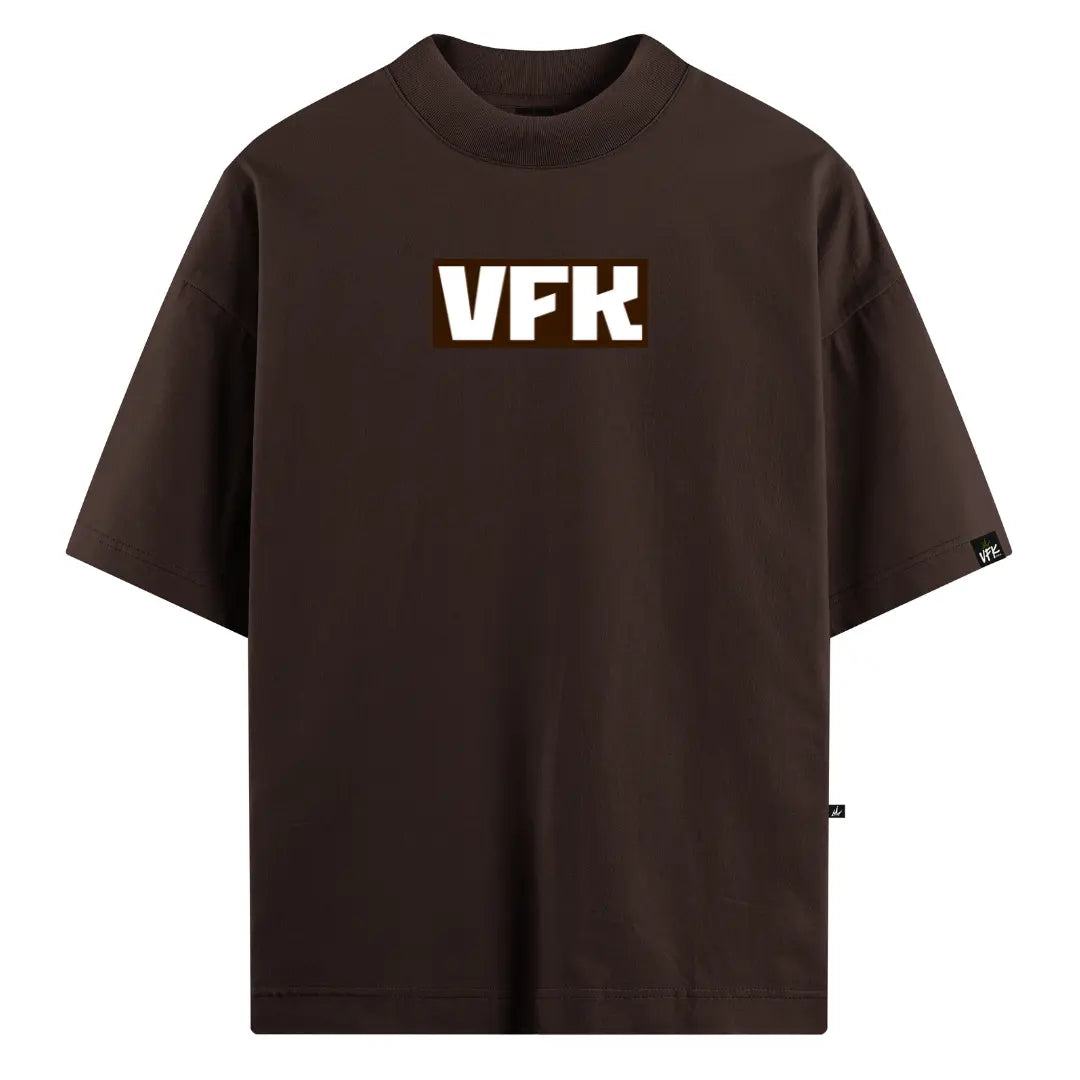 Camiseta Oversized Marrom