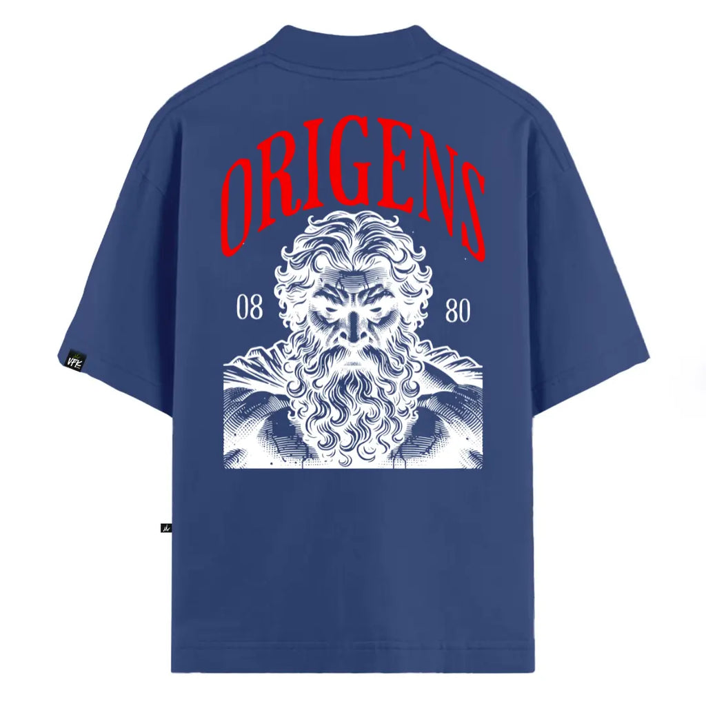 Confira a Camiseta Oversized Titan Origens Azul