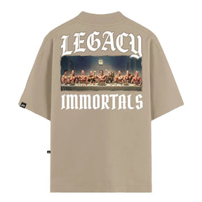 Camiseta Oversized  Legacy Immortals Bege