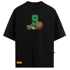 Camiseta Oversized VFK R9 Legacy Preta