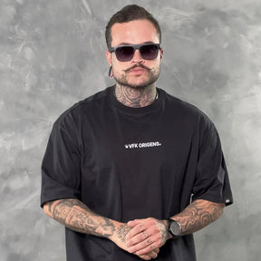 Camiseta Oversized Origins Royal Preto