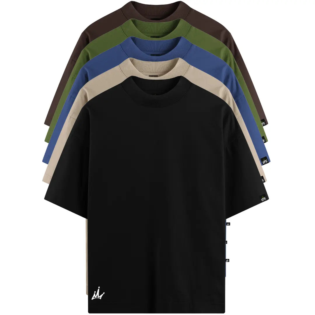 Kit com 5 Camisetas VFK Oversized