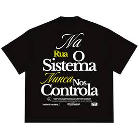 Camiseta Oversized No Rules Preto REF. VFK140